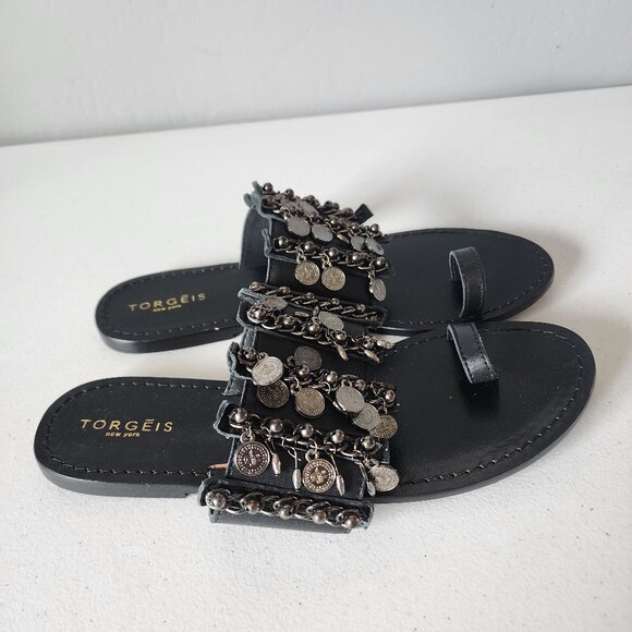 Torgeis Toe Ring Sandals "EUC" - Picture 6 of 15